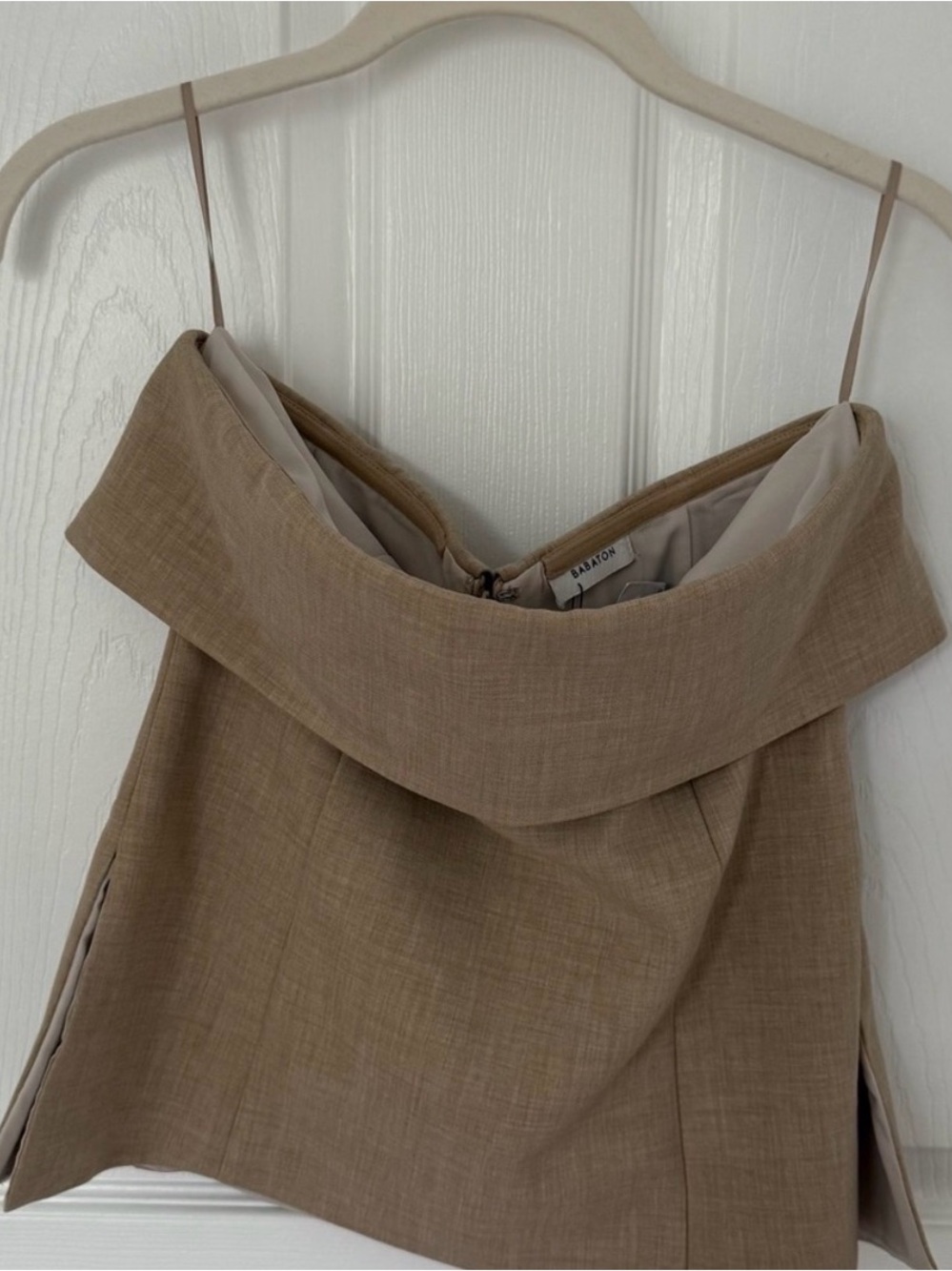 Element Tube Top Heather Oat Beige - Picture 3 of 5